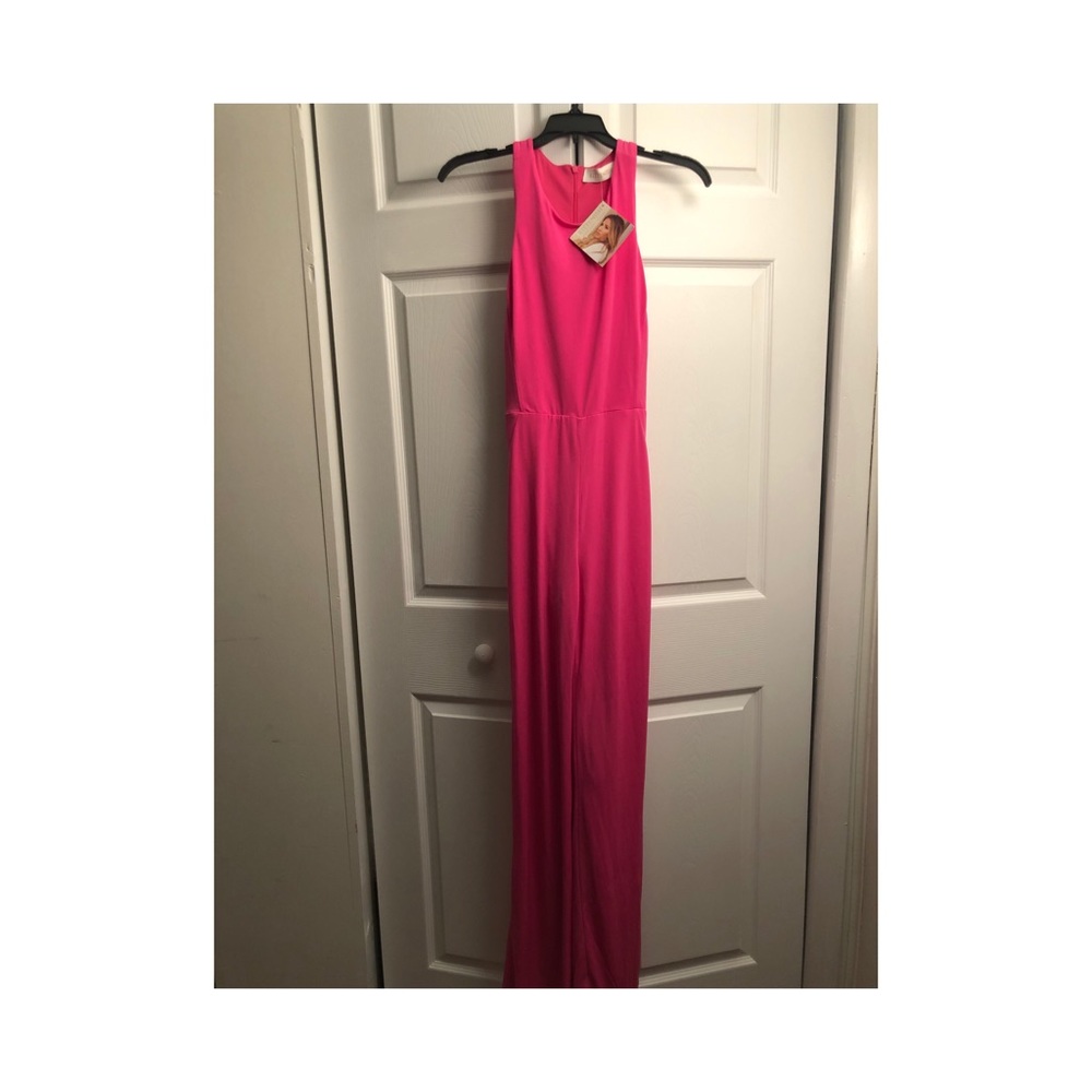 Kittenish Pink Jumpsuit